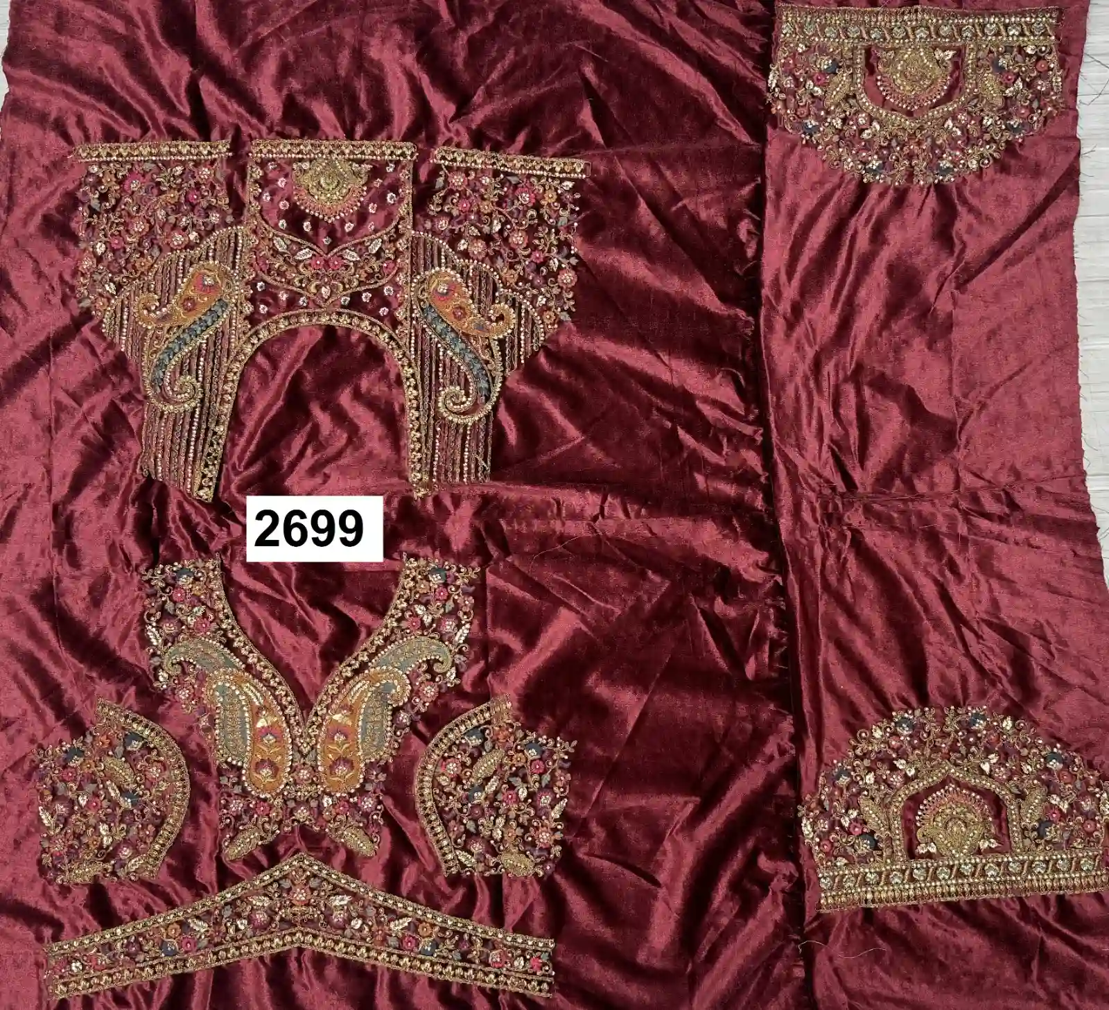 Anjani Art 2699 Velvet Wholesale Lehenga — Wholesale Lehenga, MPA wholesale from Surat — view 4